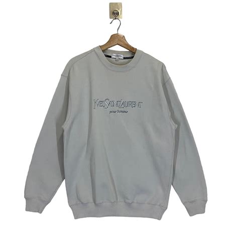 ysl crewneck sweatshirt vintage